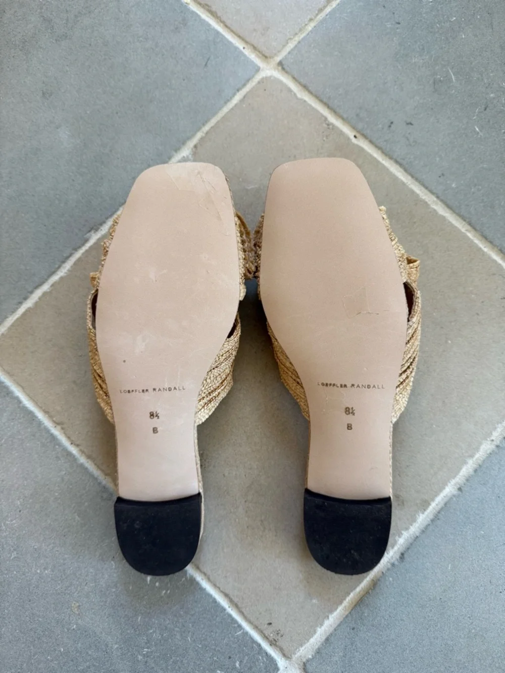 Loeffler Randall Daphne Natural Slide Sandal. 8.5. - Picture 5 of 5